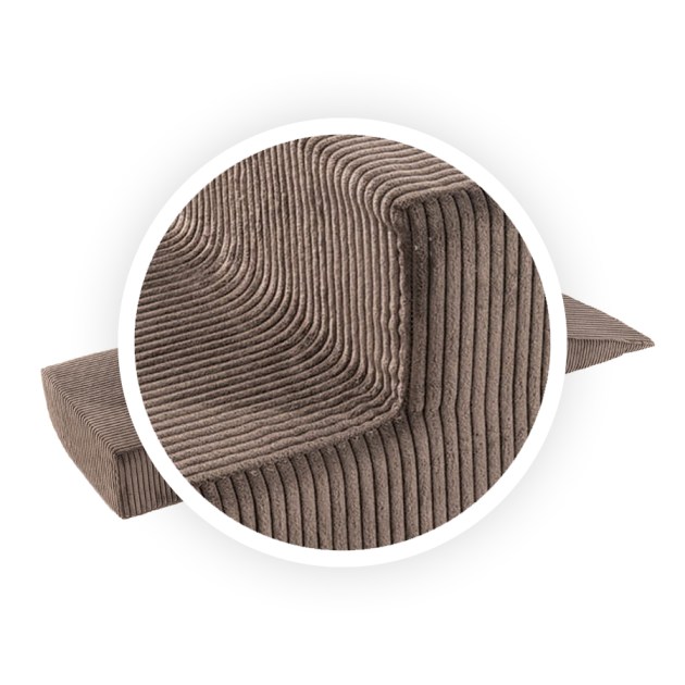 Penová hracia zostava na cvičenie - VELVET Corduroy / MENČESTER - sada sa skladá zo 3 prvkov.